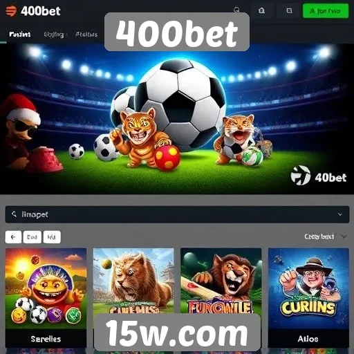 Jogos populares disponíveis na plataforma 400bet